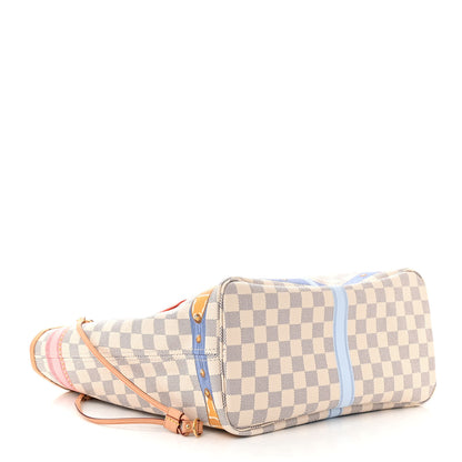 Louis Vuitton Damier Azur Summer Trunks Neo Neverfull MM 4 of 11