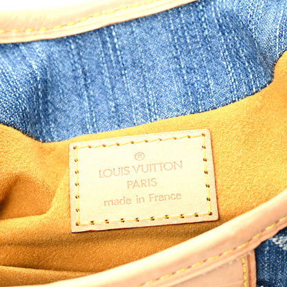 Louis Vuitton Monogram Denim Pleaty Blue 6 of 11