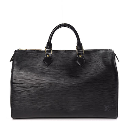 Louis Vuitton Epi Speedy 35 Black 1 of 15