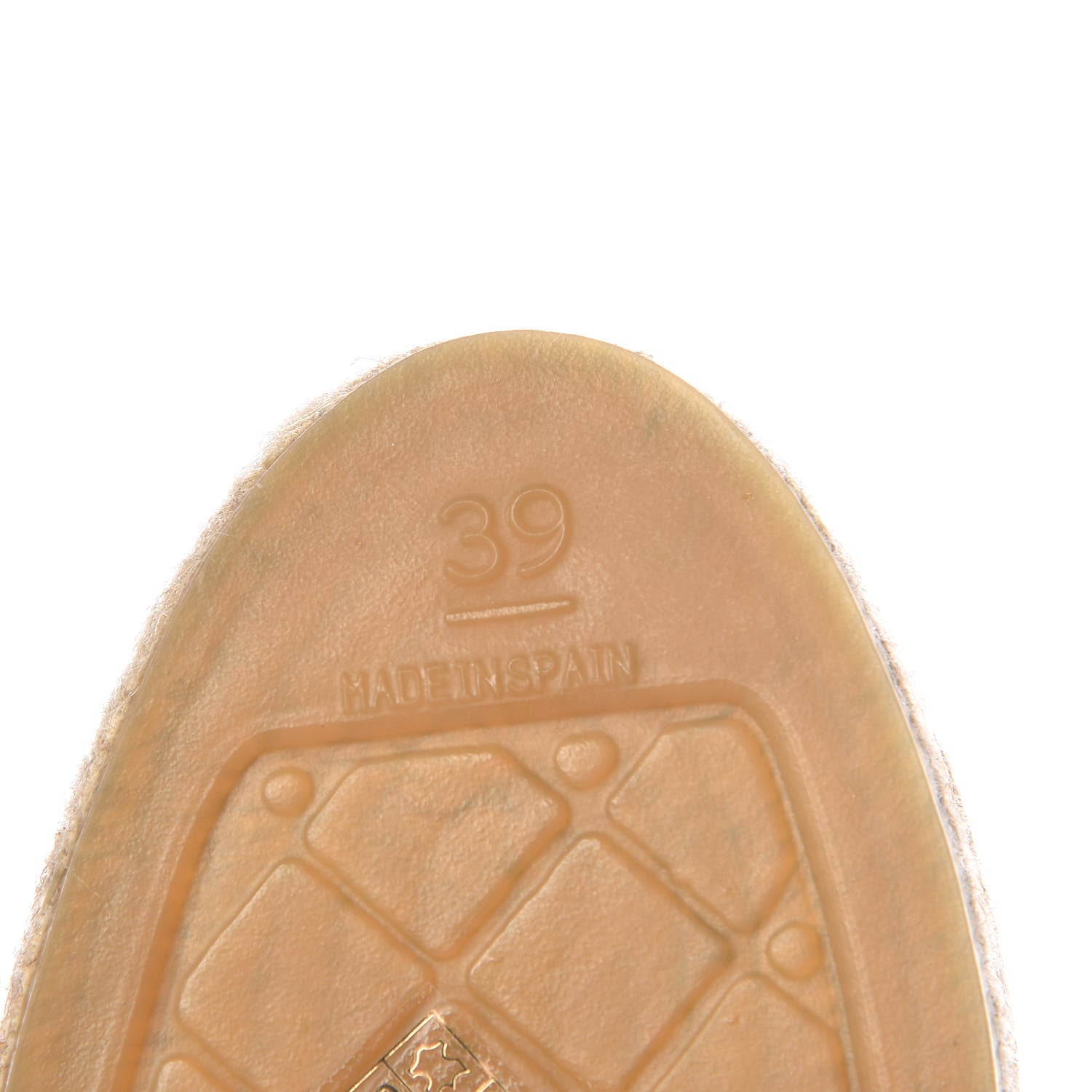 Chanel Lambskin CC Espadrilles 39 Beige Black 7 of 10