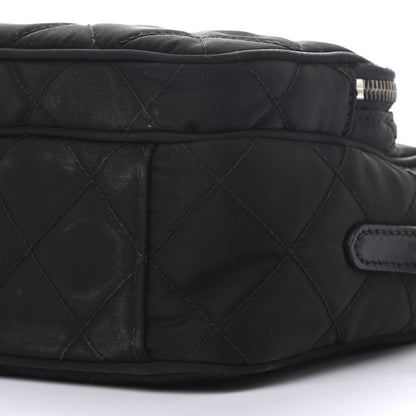 Prada Nylon Tessuto Impuntu Quilted Crossbody Bag Black 9 of 10