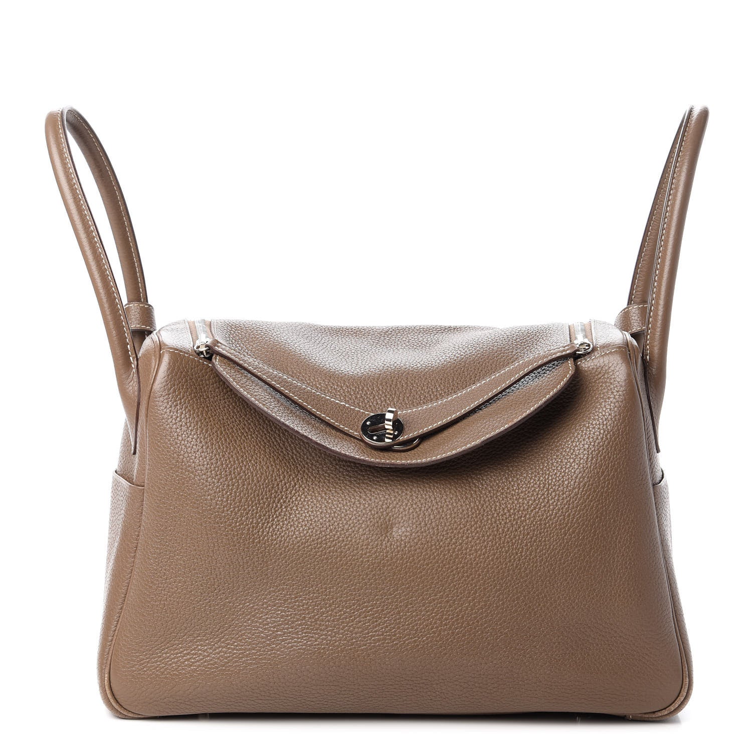 Hermes Taurillon Clemence Lindy 34 Etoupe 1 of 10