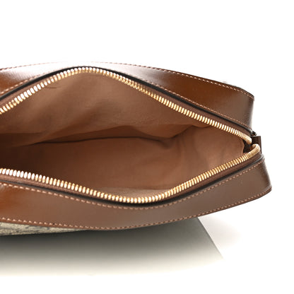 Gucci GG Supreme Monogram Small Horsebit 1955 Shoulder Bag Beige Brown Sugar 5 of 11