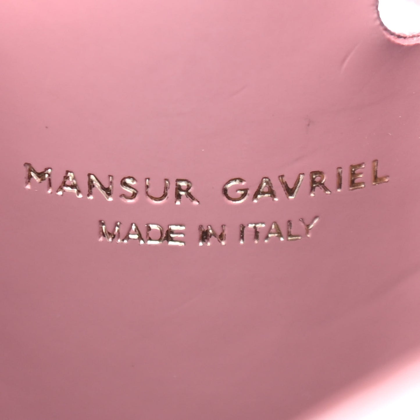 Patent Calfskin Mini Bucket Blush