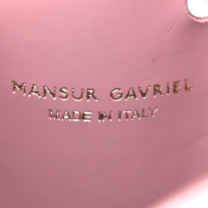 Mansur Gavriel Patent Calfskin Mini Bucket Blush 5 of 8