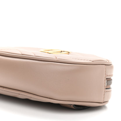 Gucci Calfskin Matelasse GG Marmont Belt Bag 85 34 Porcelain Rose 11 of 12
