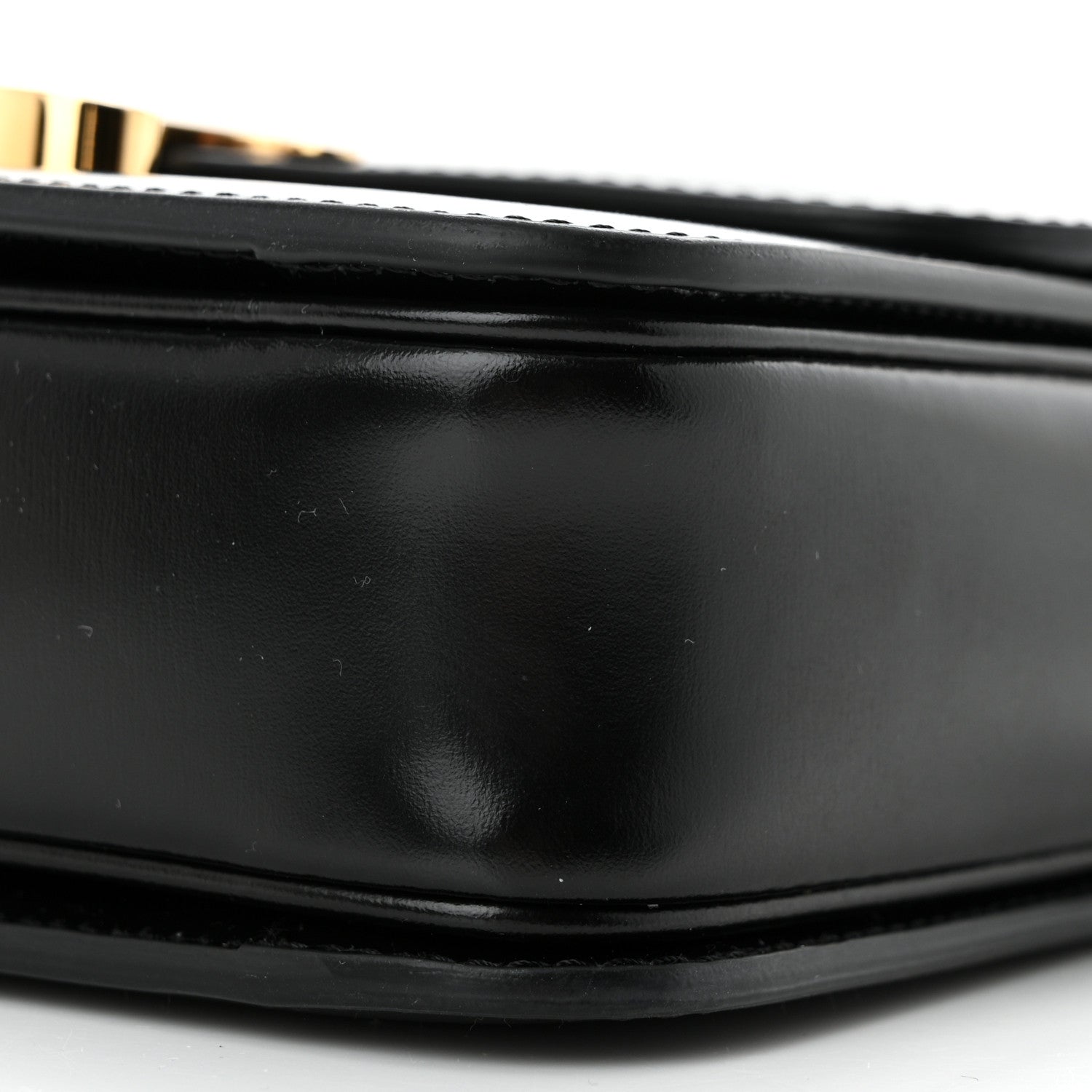 Celine Shiny Calfskin Teen Triomphe Black 10 of 12