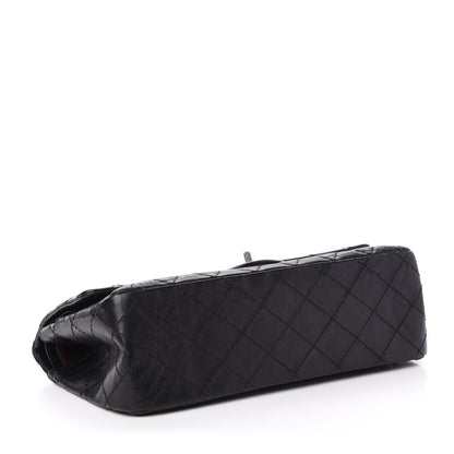 Chanel Aged Calfskin Quilted 2.55 Reissue 225 Flap Black 4 of 14