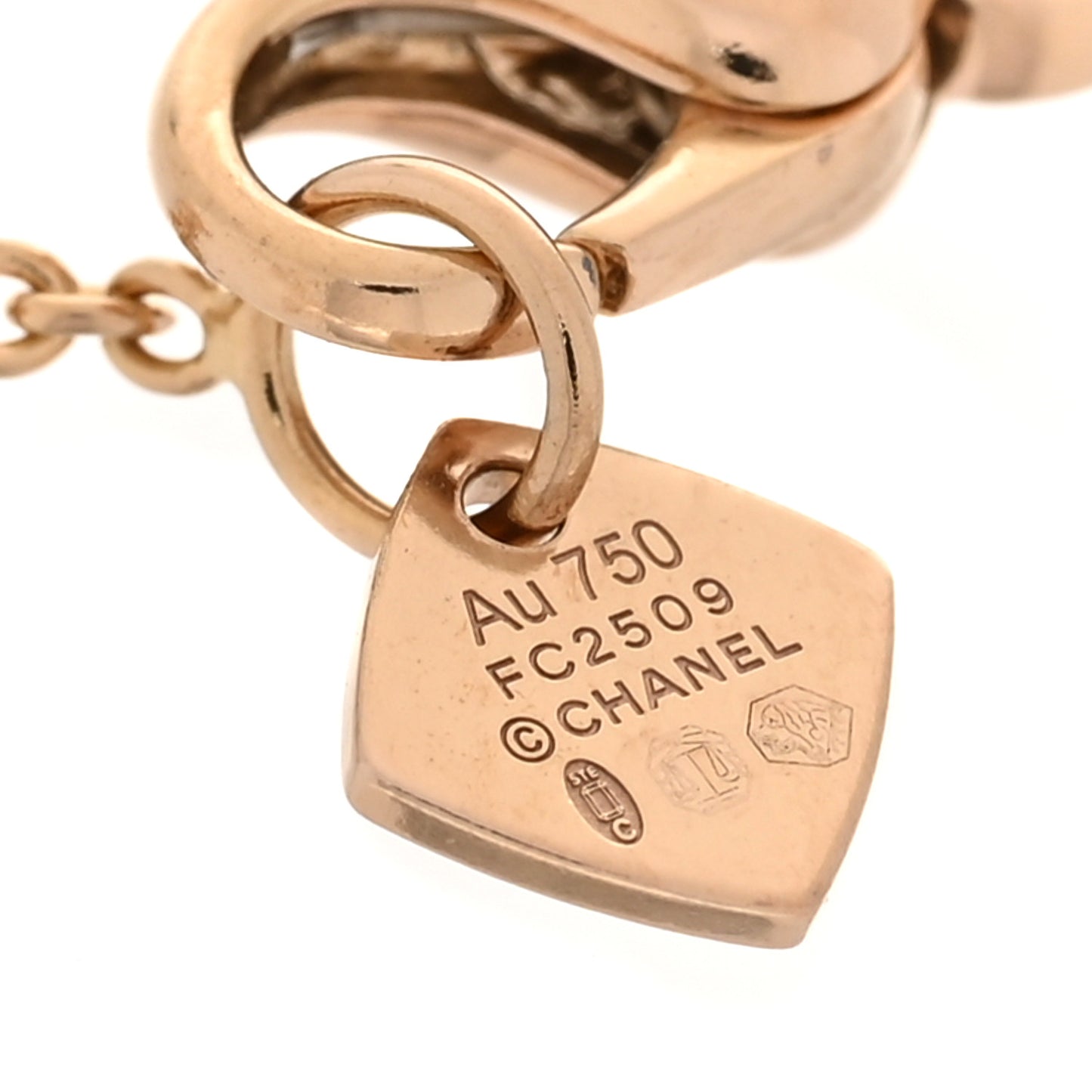 18K Beige Gold Ruby Coco Crush Station Bracelet