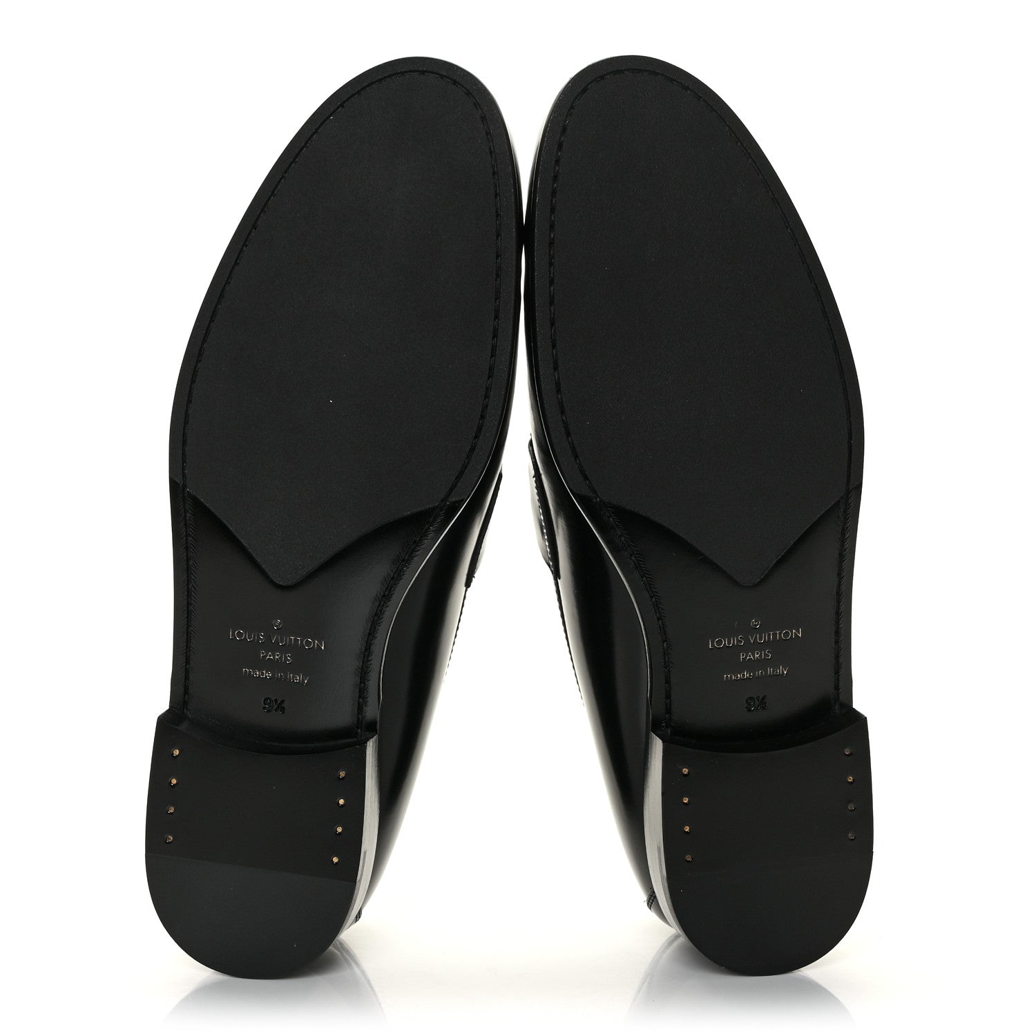 Louis Vuitton X NBA Calfskin Mens Loafers 9.5 Black 5 of 9