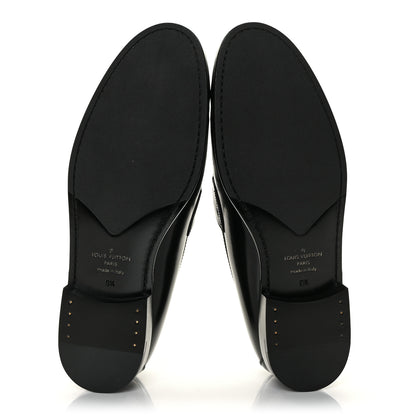 Louis Vuitton X NBA Calfskin Mens Loafers 9.5 Black 5 of 9