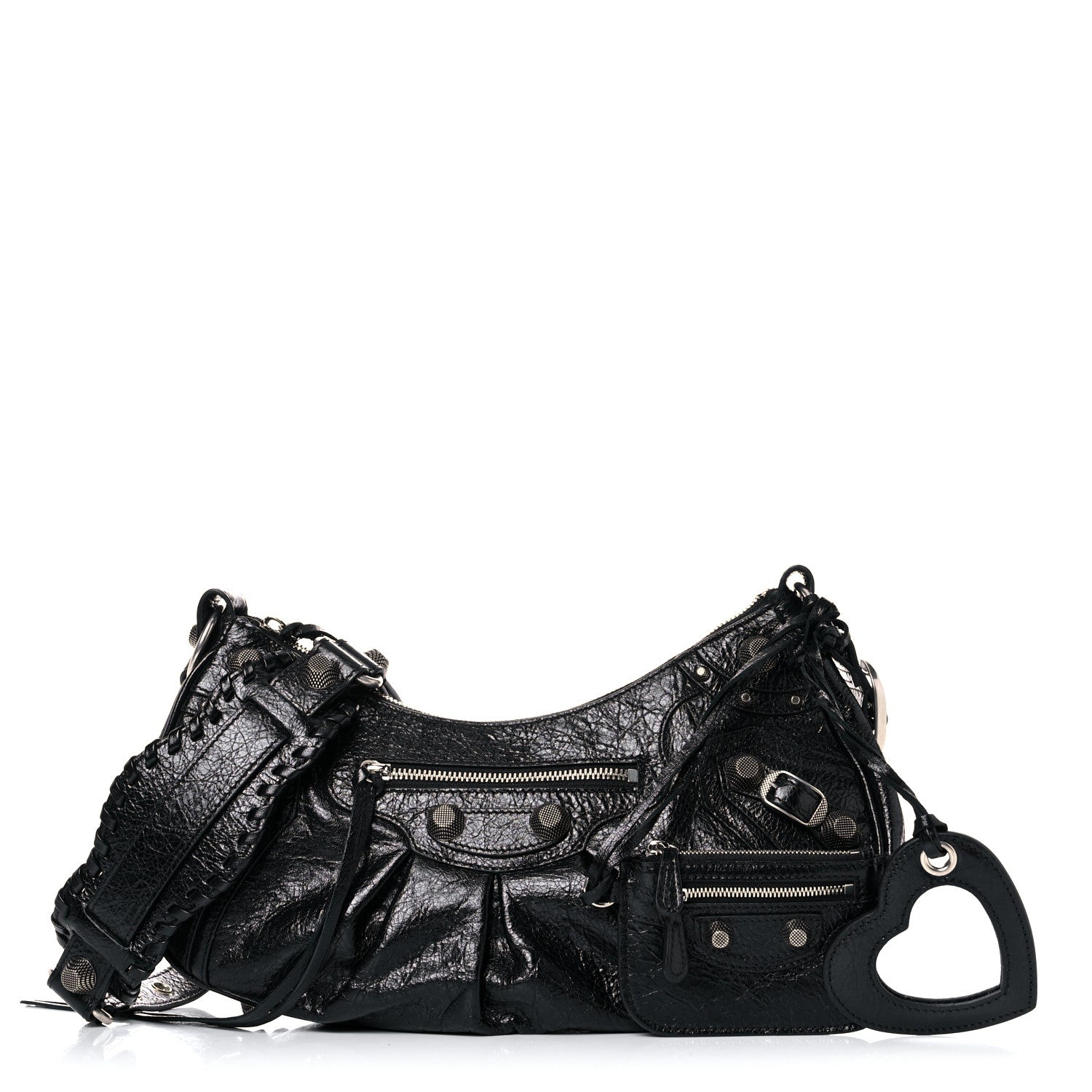 Balenciaga Agneau Arena Small Le Cagole Shoulder Bag Black 1 of 10
