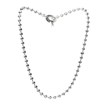 Gucci Sterling Silver Bead Toggle Necklace 3 of 6