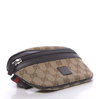 Gucci Canvas Monogram GG Web Belt Bag Brown 4 of 10