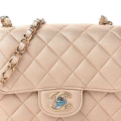 Chanel Metallic Lambskin Quilted Mini Square Flap Gold 10 of 10