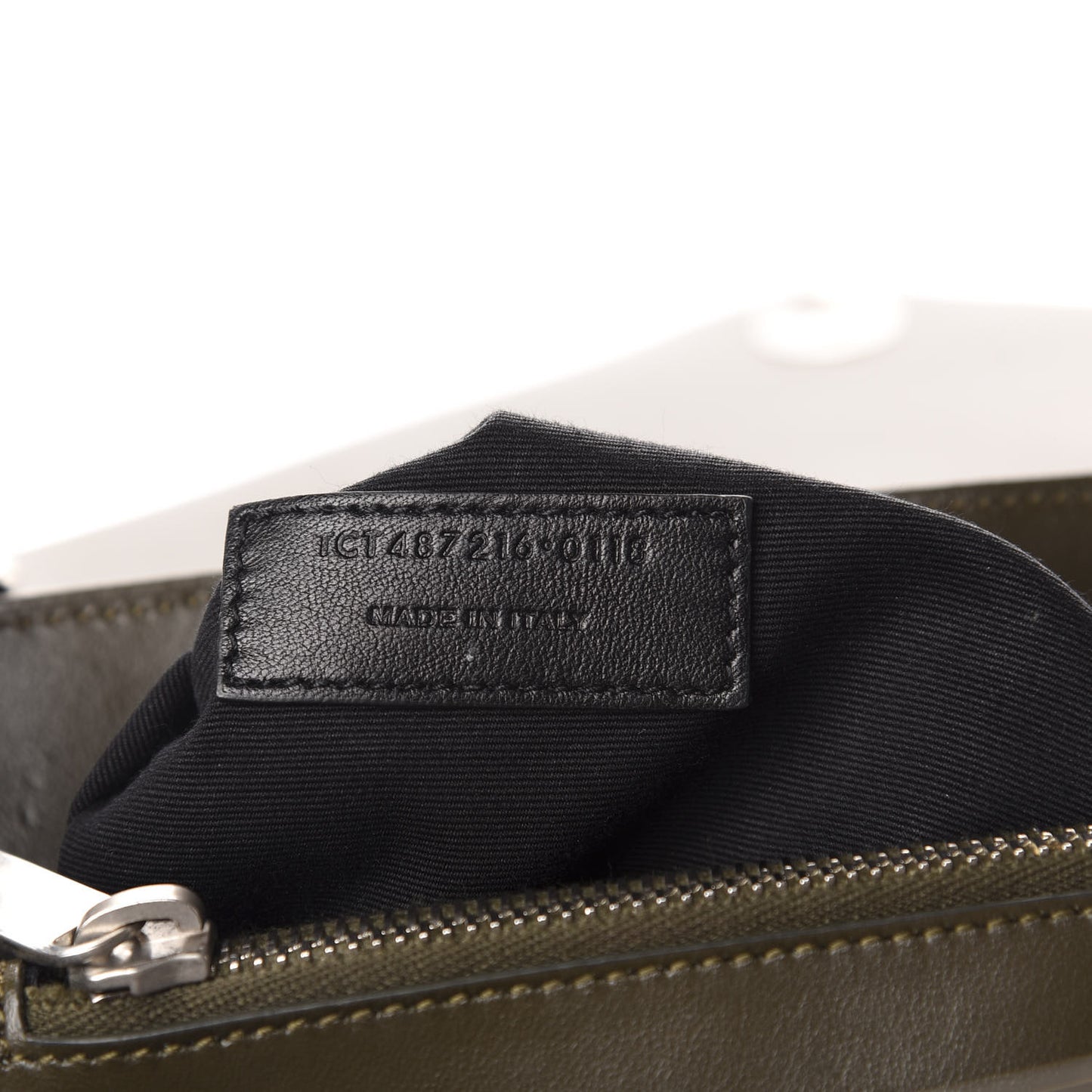 Calfskin Y Quilted Monogram Medium Loulou Chain Satchel Kaki Fonce