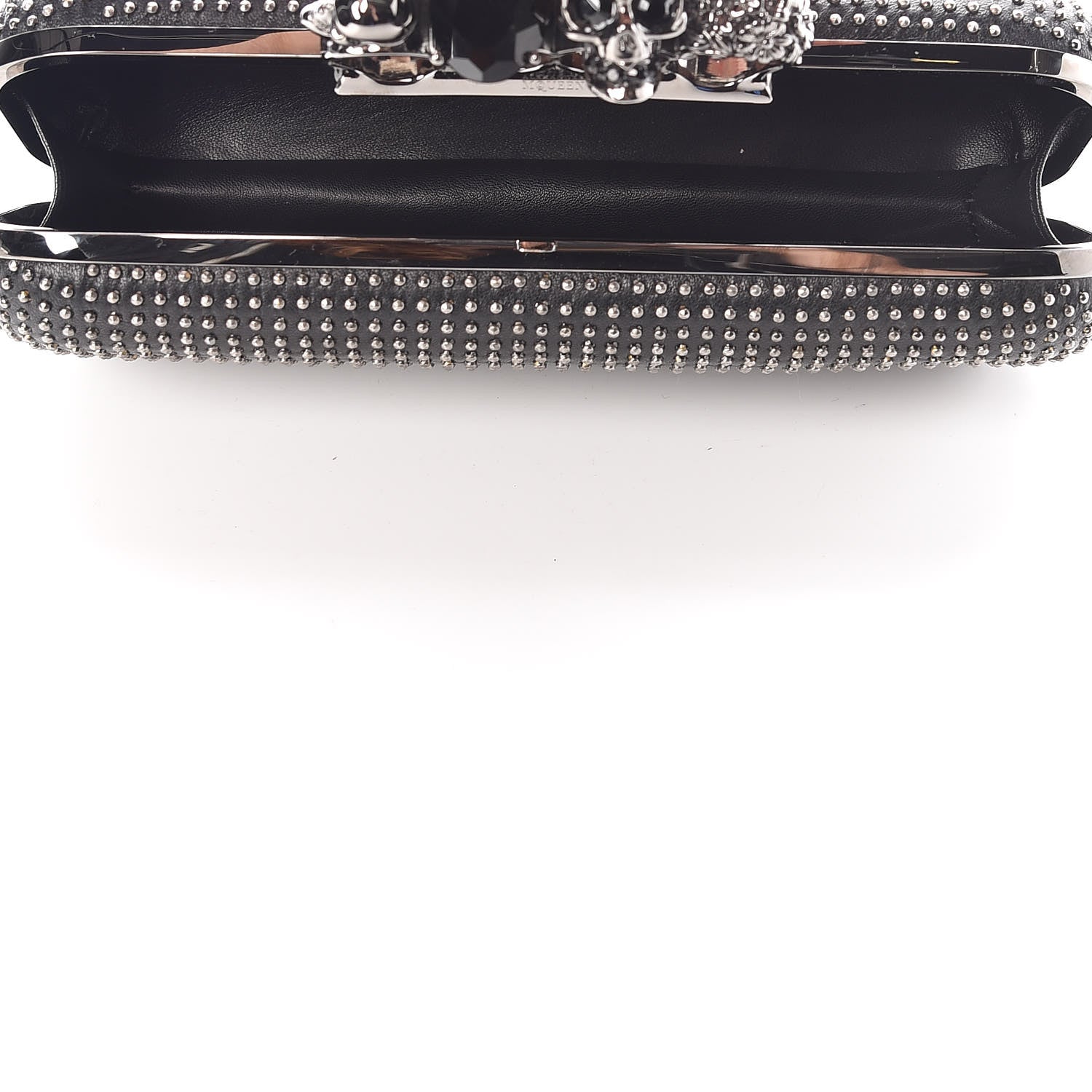 Alexander McQueen Nappa Studded Knucklebox Clutch Black 5 of 7
