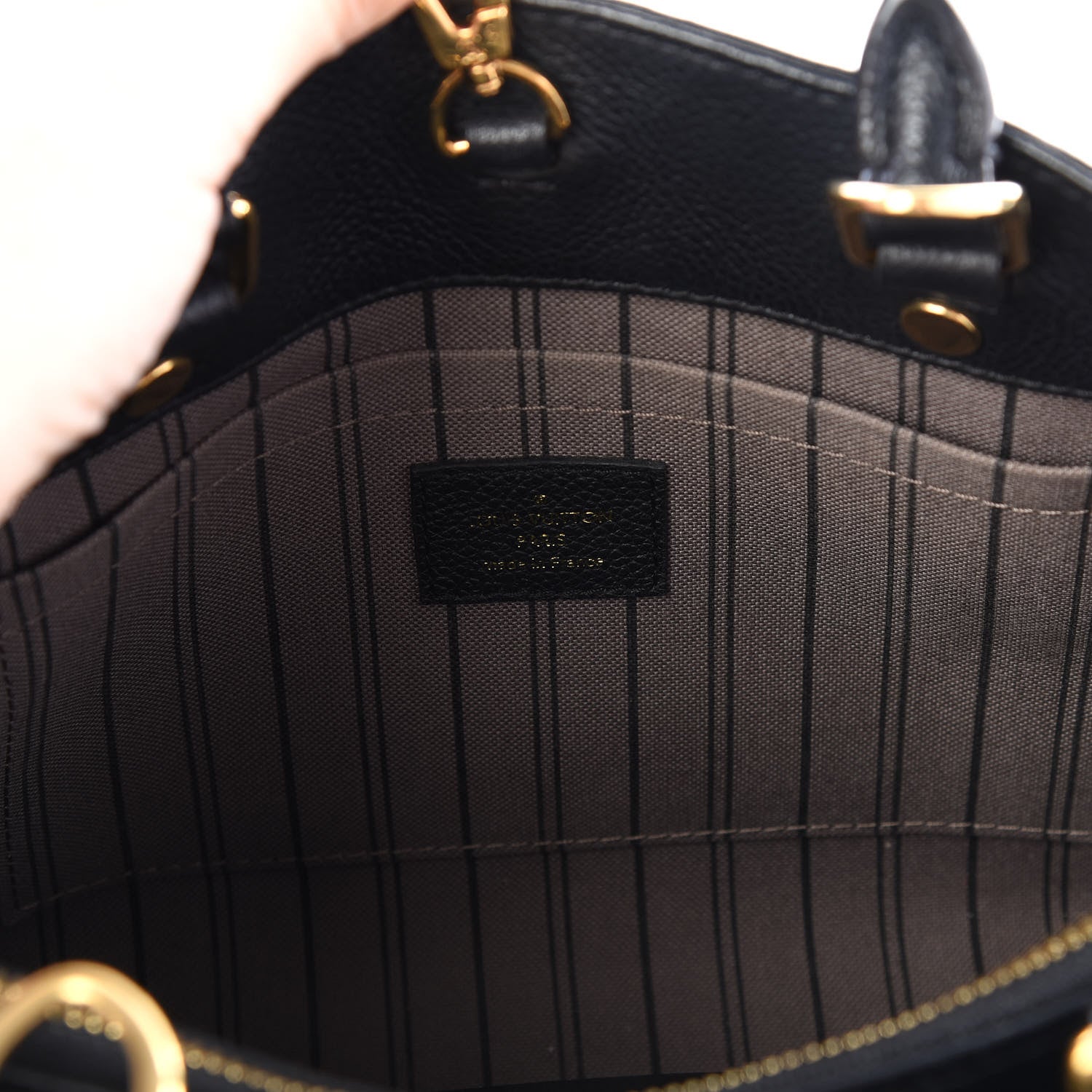 Louis Vuitton Empreinte Montaigne BB Black 9 of 11