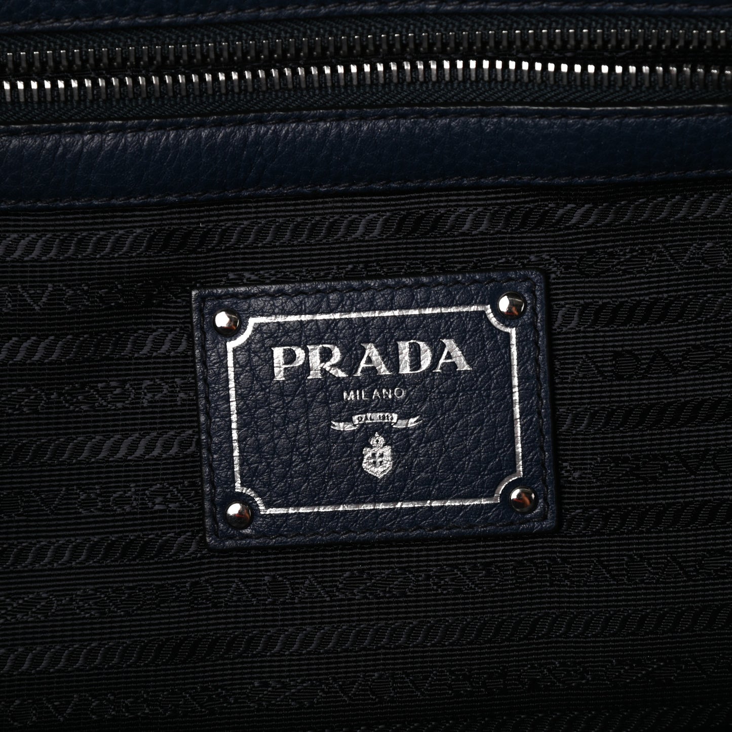 Vitello Phenix Top Handle Bag Baltico