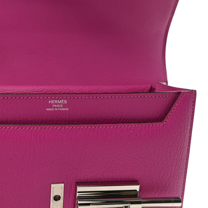 Hermes Chevre Mysore Verrou Clutch Magnolia 6 of 7