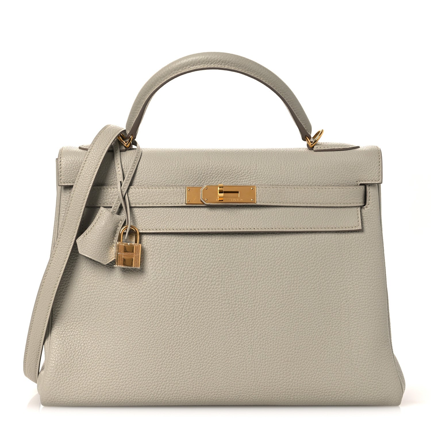 Hermes Togo Kelly Retourne 32 Gris Perle 1 of 12