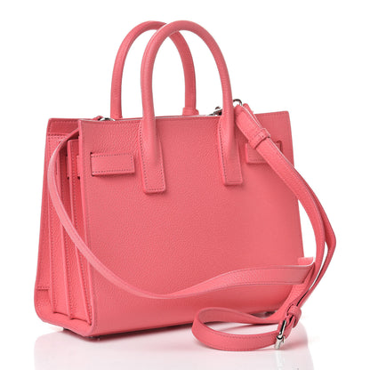 Saint Laurent Grained Calfskin Nano Sac De Jour Rose Clair 3 of 18