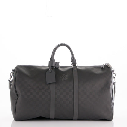 Louis Vuitton Damier Carbone Keepall Bandouliere 55 1 of 6
