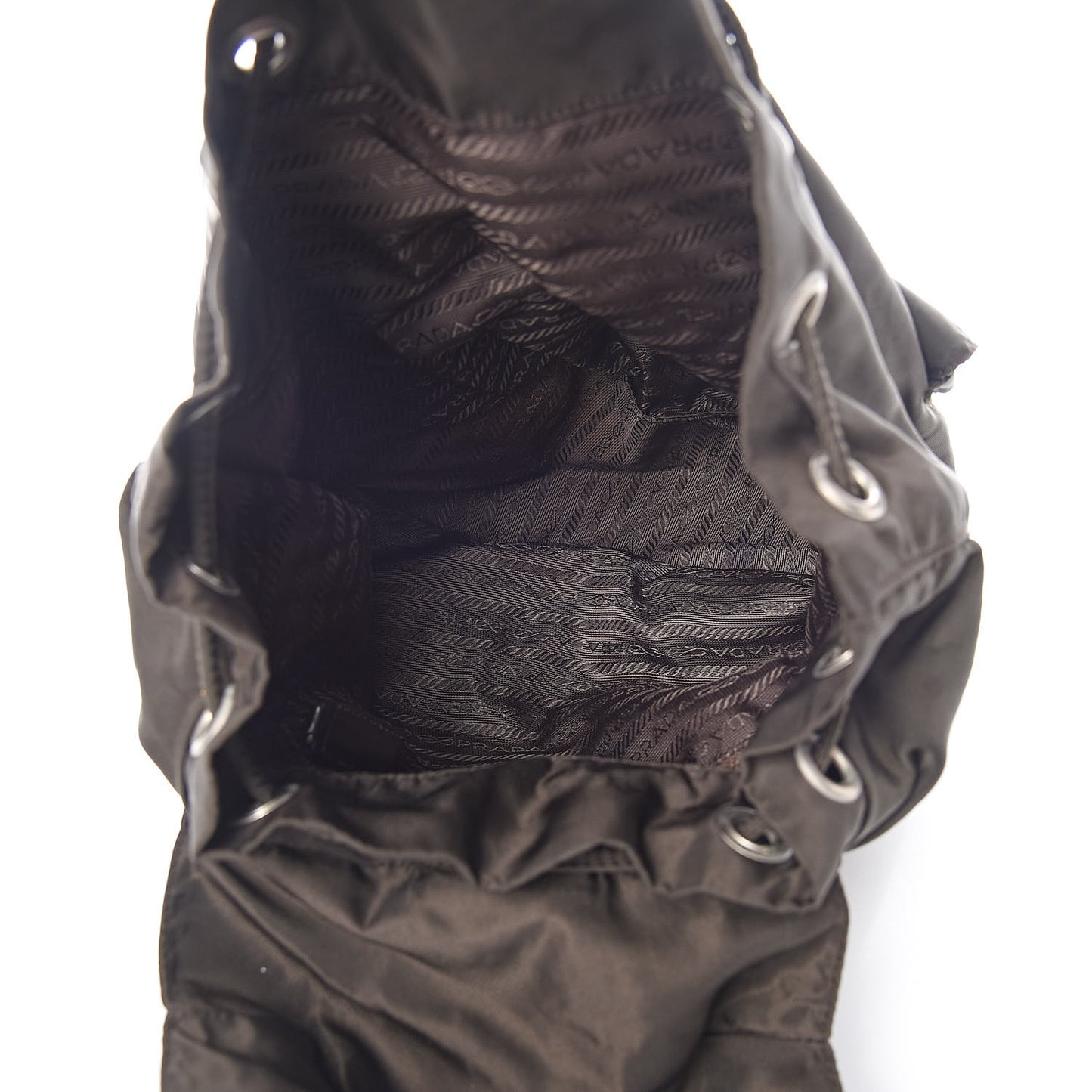 Tessuto Nylon Vela Small Backpack Brown