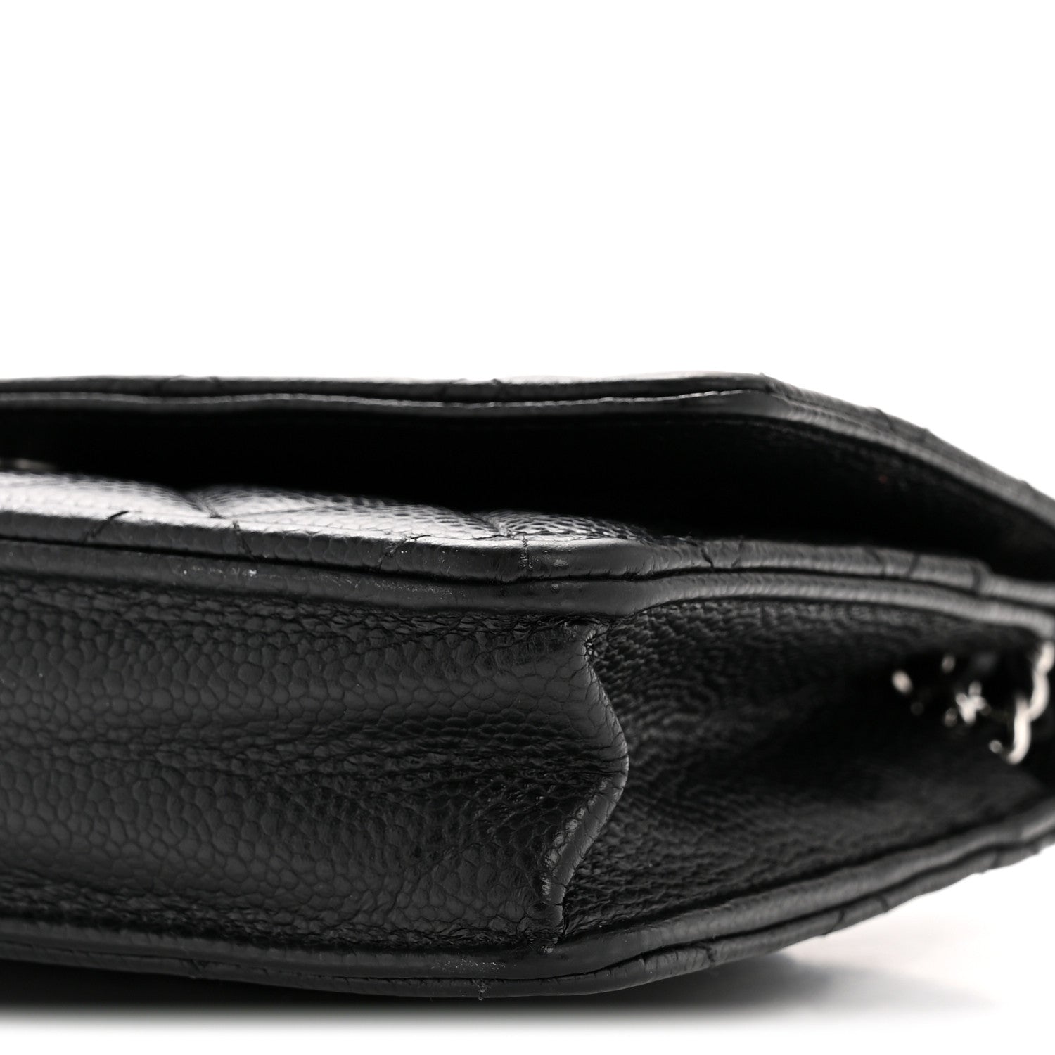 Chanel Caviar Quilted Wallet on Chain WOC Black 11 of 12