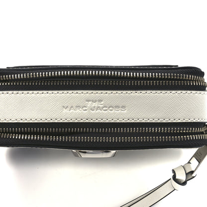 Marc Jacobs X Peanuts Saffiano Small Snoopy Snapshot Camera Bag White Black 7 of 15