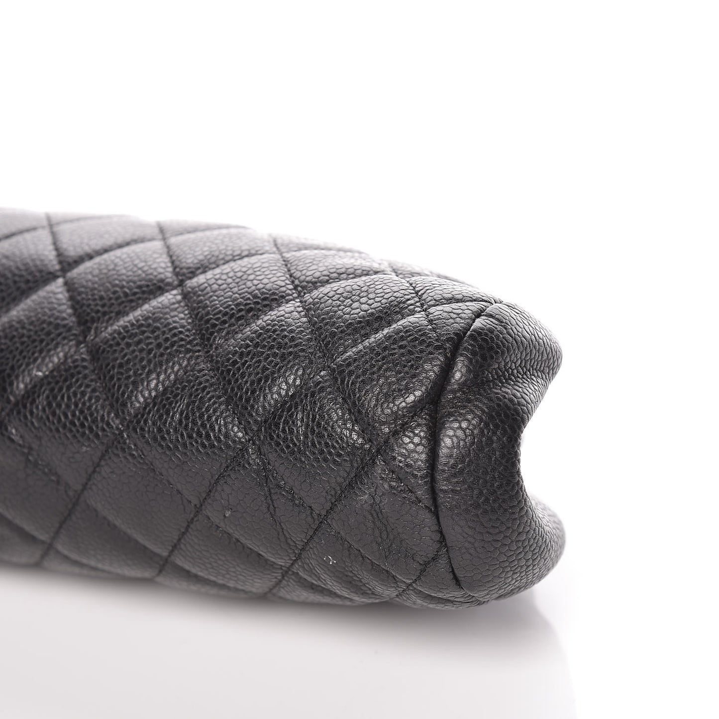 Caviar Quilted Timeless Clutch Black