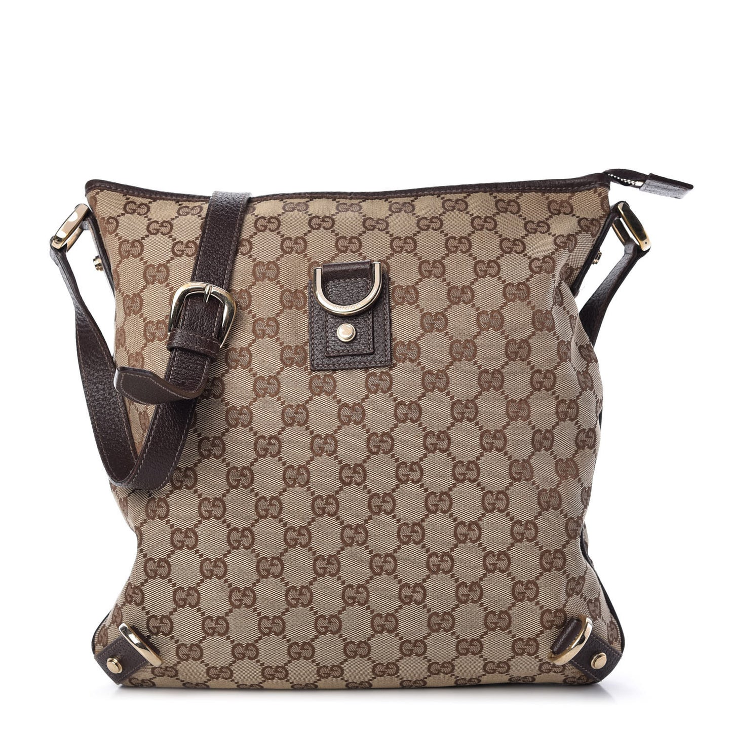 Monogram Abbey Messenger Bag Dark Brown