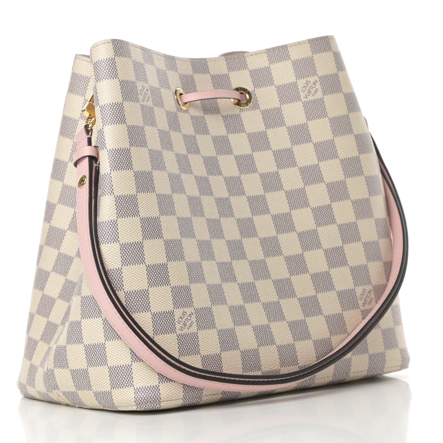 Louis Vuitton Damier Azur Neonoe MM Eau De Rose 3 of 13