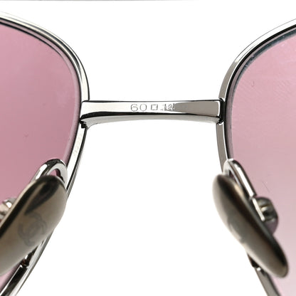 Chanel Metal Aviator Sunglasses 4279-B Silver 8 of 11