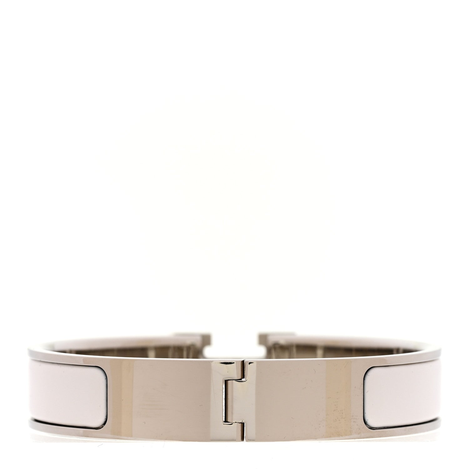 Hermes Enamel Narrow Clic Clac H Bracelet PM White 3 of 5