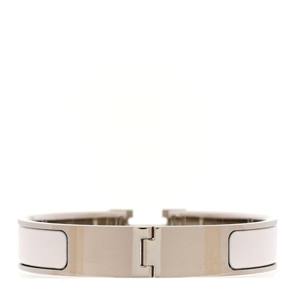 Hermes Enamel Narrow Clic Clac H Bracelet PM White 3 of 5