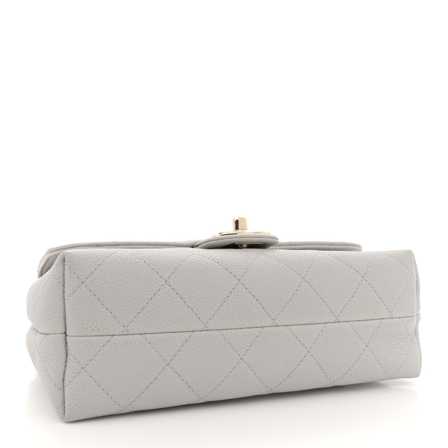 Chanel Caviar Quilted Small City Walk Flap Light Grey 4 of 13