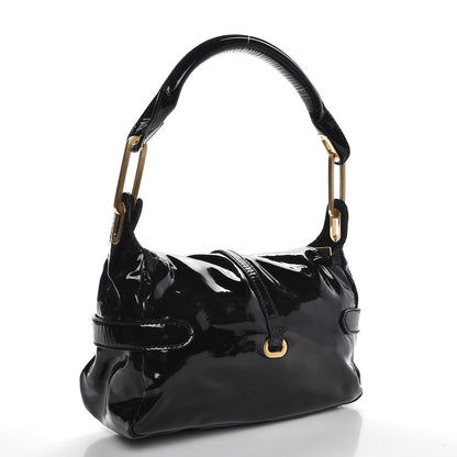 Jimmy Choo Patent Small Tulita Shoulder Bag Black 3 of 7