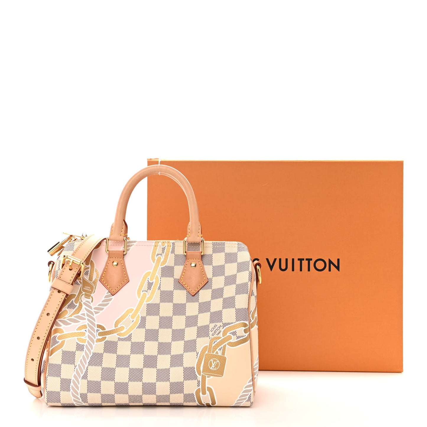 Damier Azur Nautical Speedy Bandouliere 25