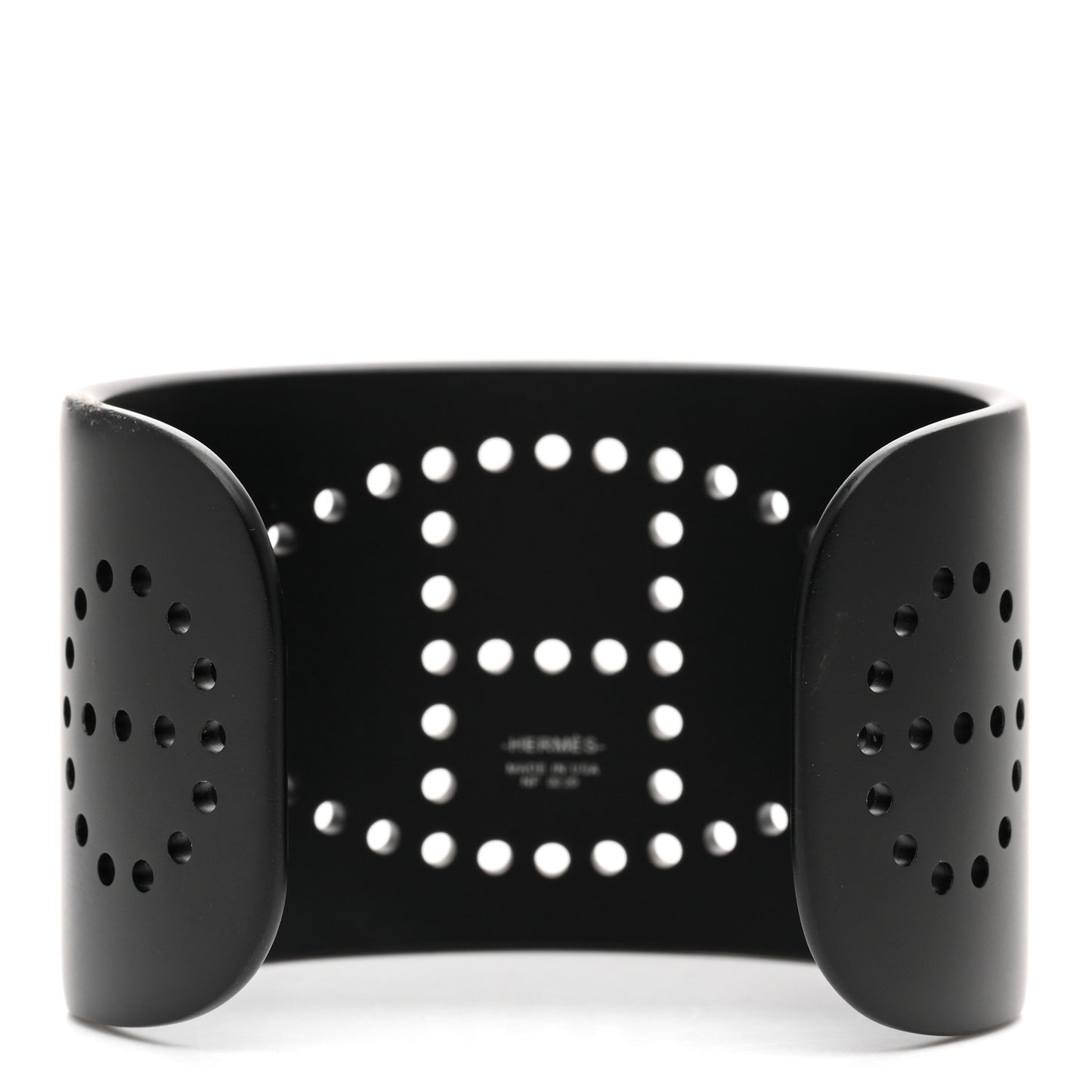 Aluminium Evelyne Sunset Cuff Bracelet Black
