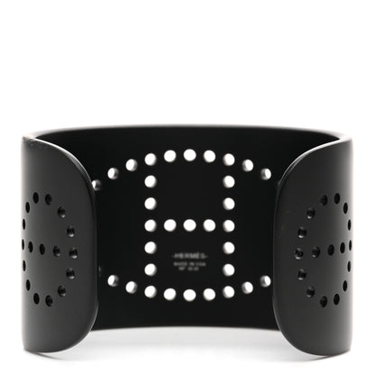 Hermes Aluminium Evelyne Sunset Cuff Bracelet Black 3 of 7