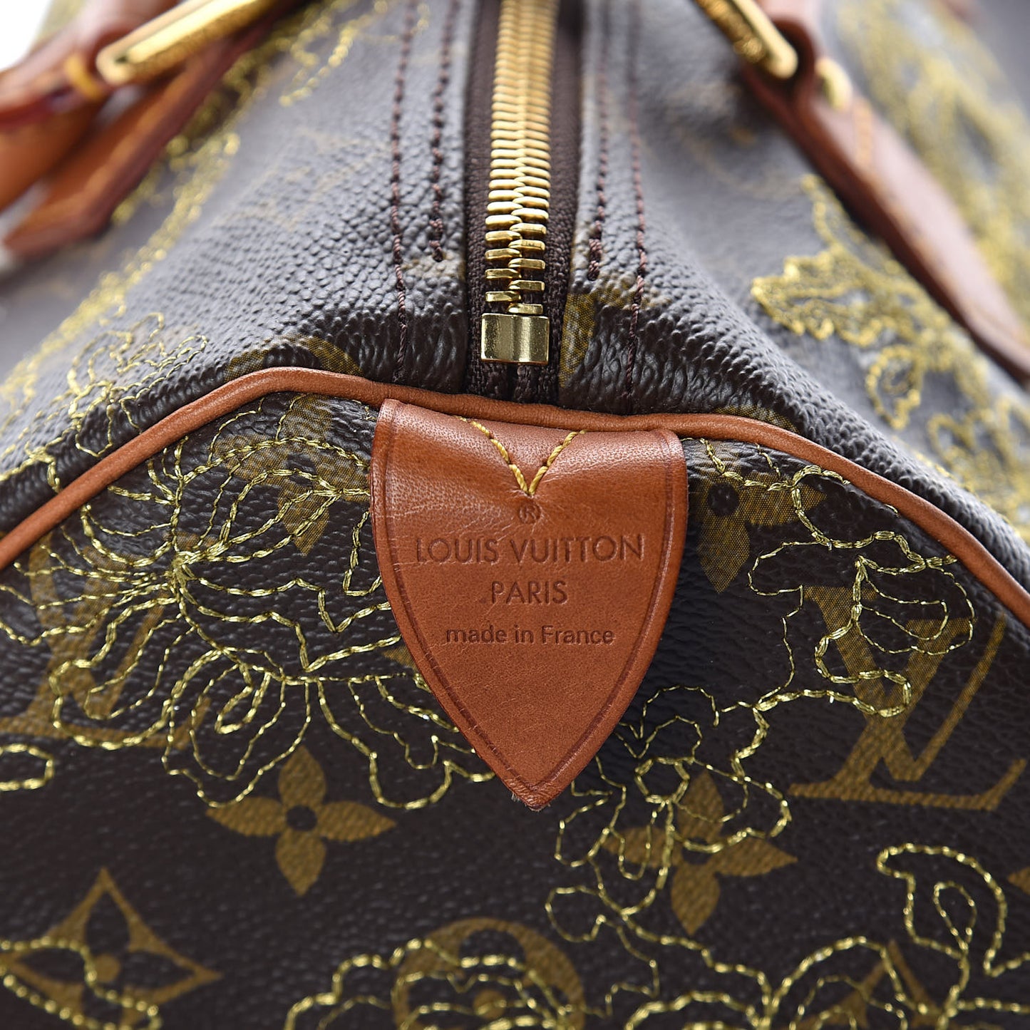 Monogram Dentelle Speedy 30 Gold