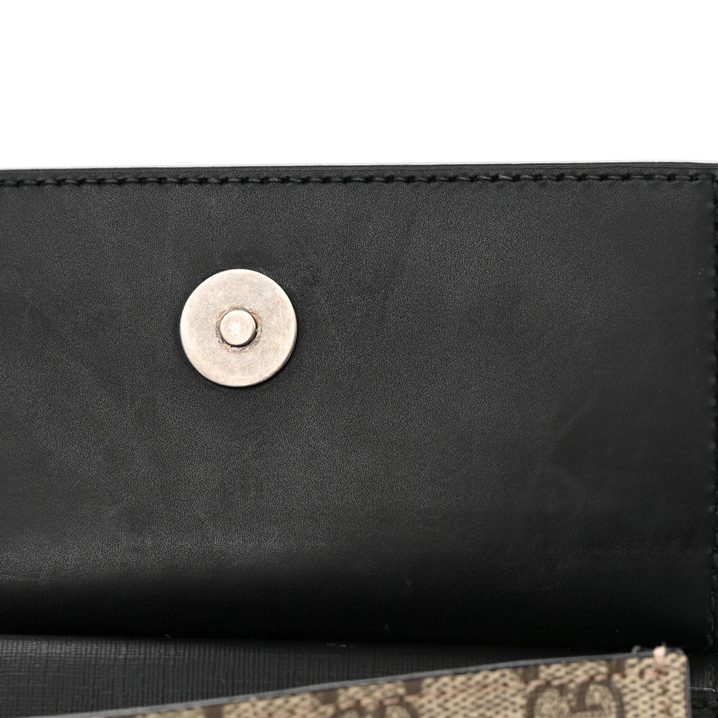 GG Supreme Monogram Web Belt Bag Black