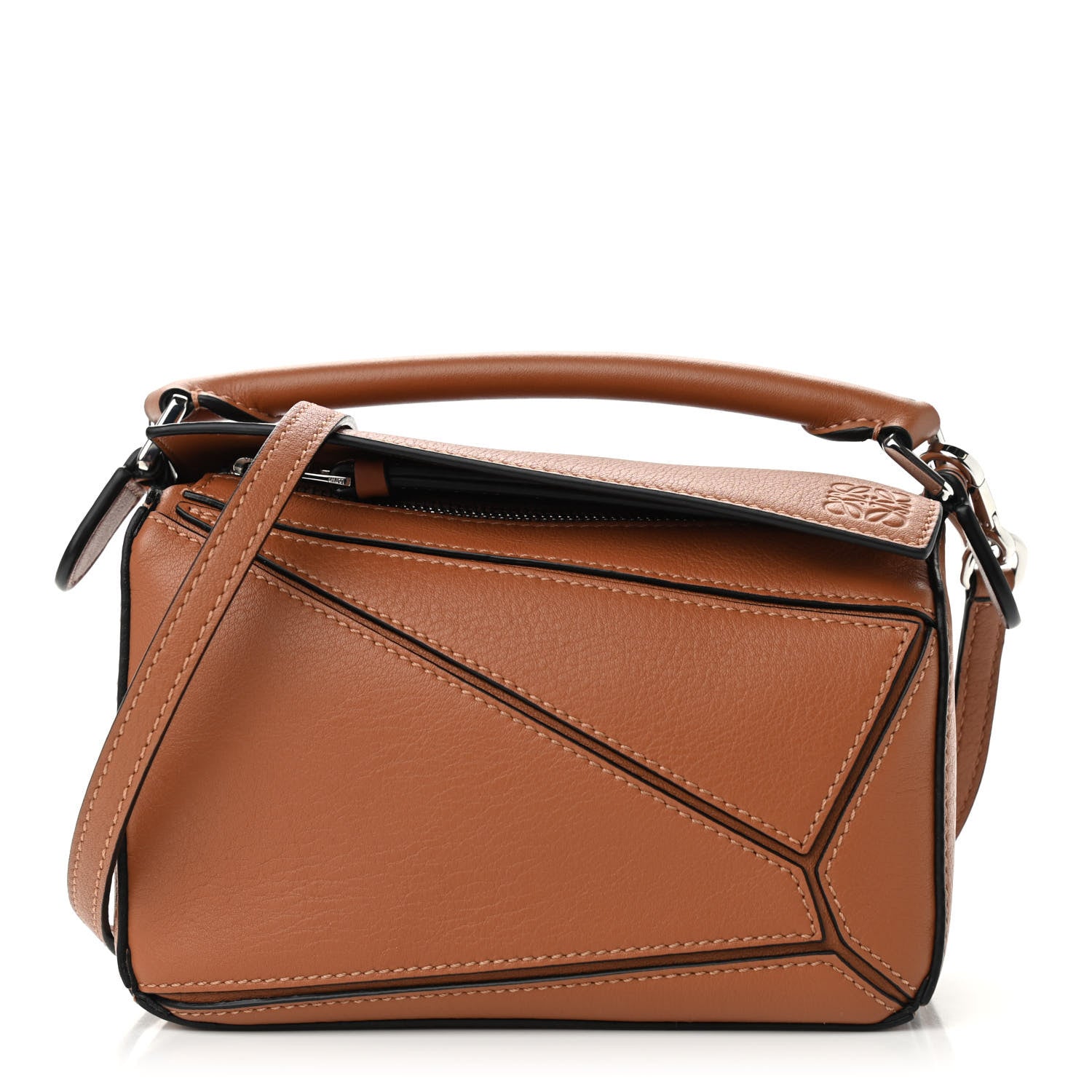 Loewe Calfskin Mini Puzzle Bag Tan 1 of 9
