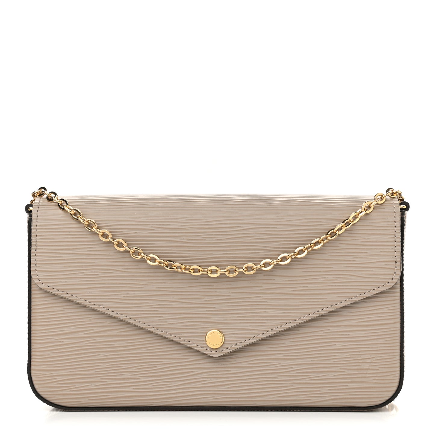 Epi Felicie Pochette Chain Wallet Galet