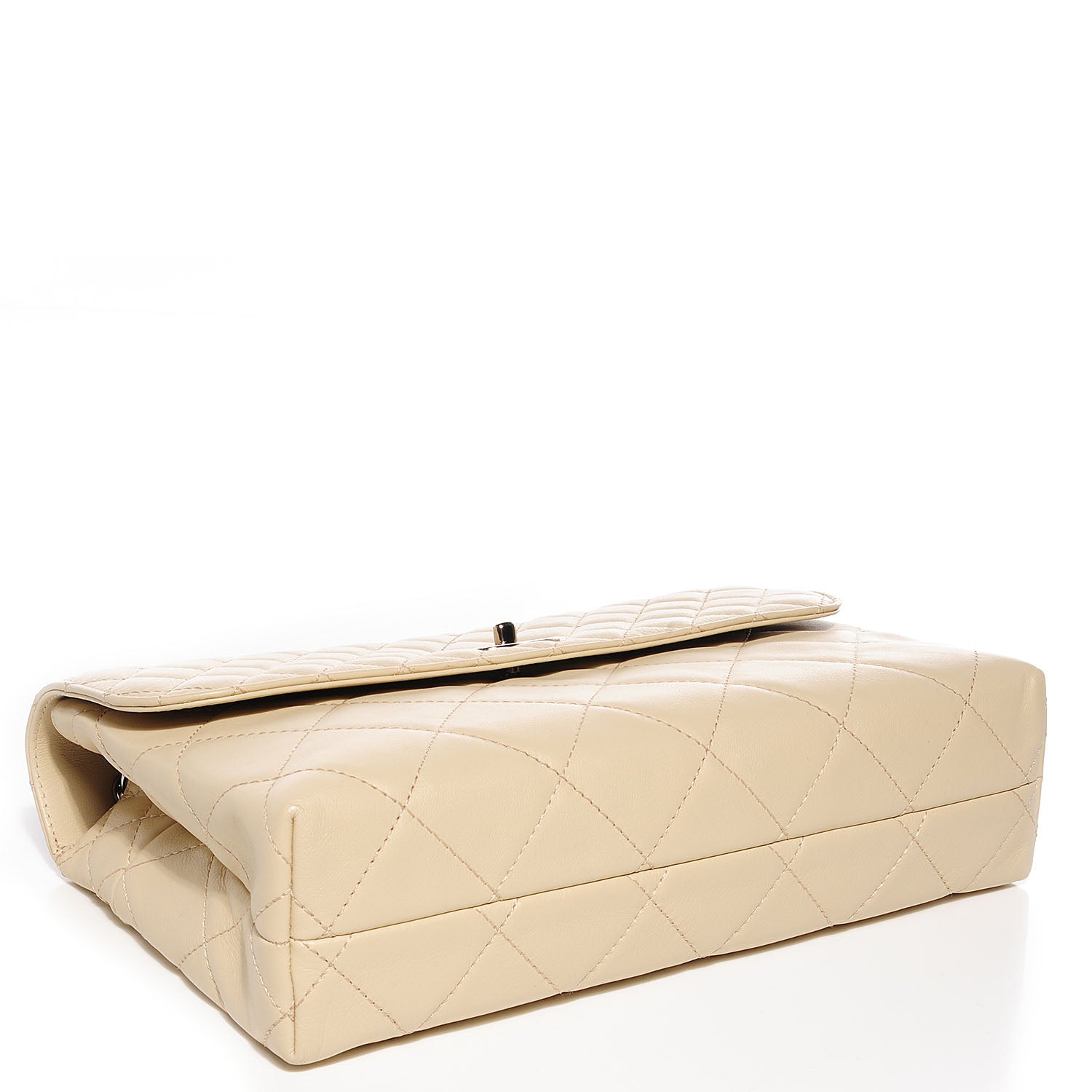Chanel Calfskin Quilted In the Business Flap Bag Light Beige 4 of 10