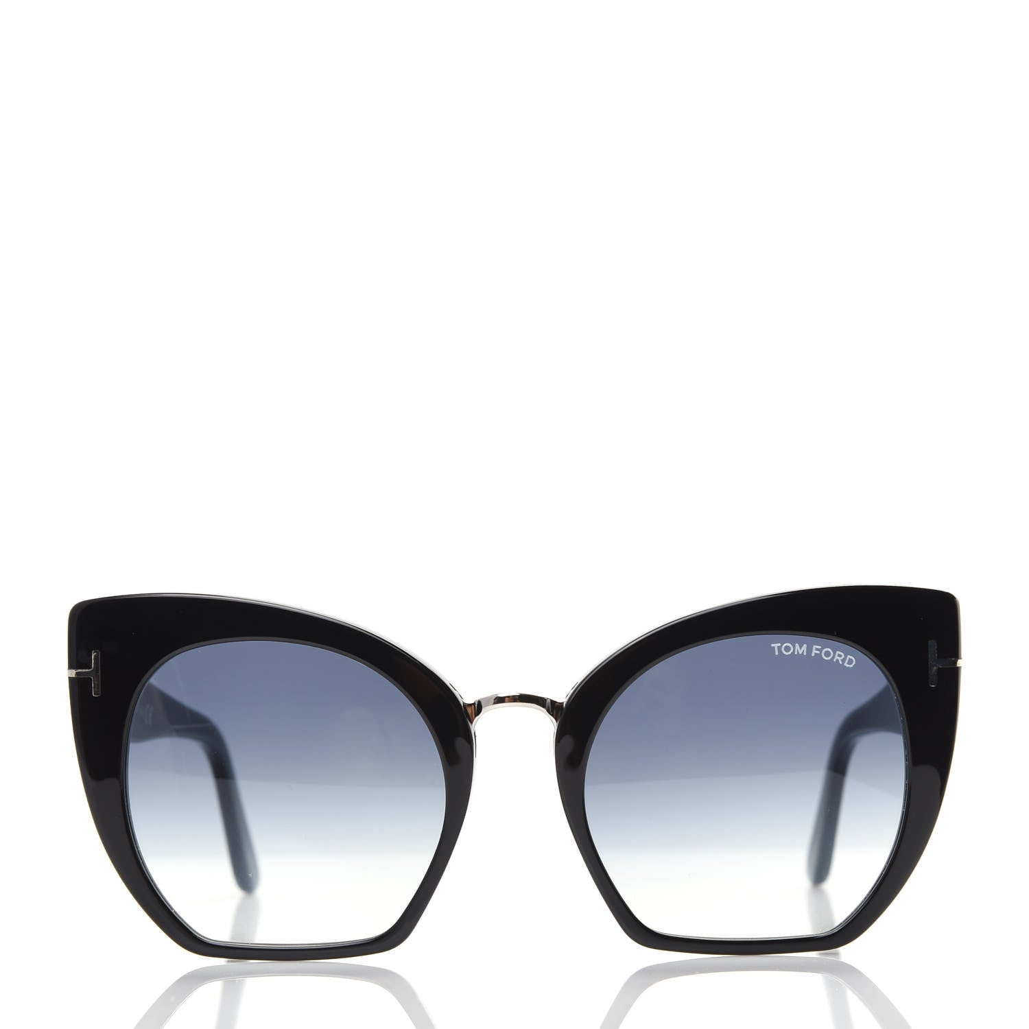 Tom Ford Samantha Cat Eye Sunglasses TF553 Black 2 of 8