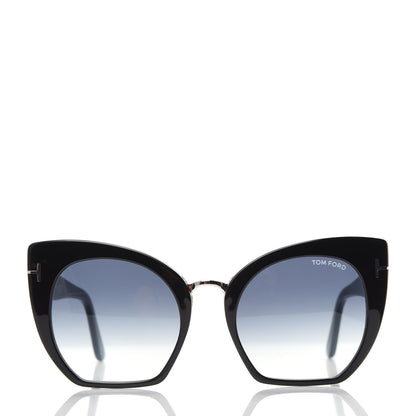 Tom Ford Samantha Cat Eye Sunglasses TF553 Black 2 of 8