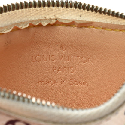 Louis Vuitton Monogram Multicolor Key Pouch White 5 of 10