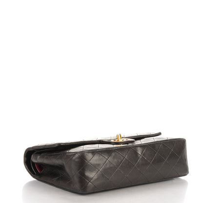 Chanel Lambskin Quilted Medium Double Flap Black 4 of 12